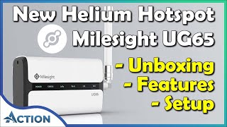 NEW Helium Network Hotspot Milesight UG65 Setup  Earn HNT with this Outdoor Helium Miner [upl. by Auria]