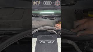 DIY Luftschachtabdeckung einbauen Audi A6 C6 DIY mechanic automobile mechaniker [upl. by Annayi371]