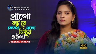 প্রাণো বন্ধু‘রে কেনও এতো নিষ্ঠুর হইলা। জুলেখা সরকার। Keno Ato Nisthur Hoila । Shohel Media BD [upl. by Berghoff]