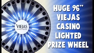 HUGE 96quot Viejas Casino LED Prize Wheel [upl. by Kurys792]