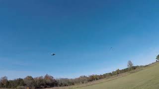 Freewing F16 V2 90mm Flt 12 Dans Avanti Johns F16 missing noseD Join up Wow Hard landing [upl. by Mufinella]