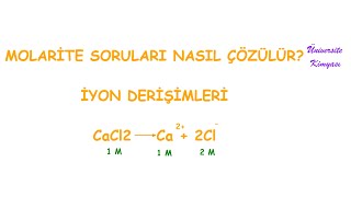 GENEL KİMYA  MOLARİTE SORULARI NASIL ÇÖZÜLÜR 3 [upl. by Amelita314]