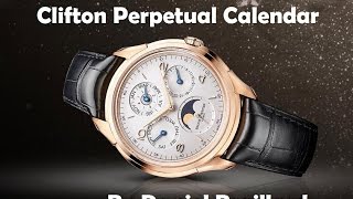 Baume Mercier Clifton Perpetual Calendar  Daniel Braillard SIHH 2017  10306 [upl. by Ained]