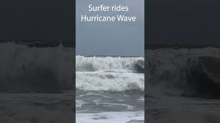 Surfer Rides INSANE Hurricane Milton Waves surfing hurricane [upl. by Ennoryt]