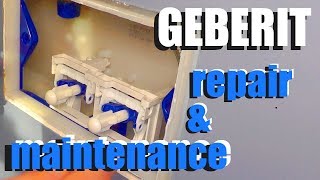 Geberit toilet repair and maintenance  How to [upl. by Shaya]