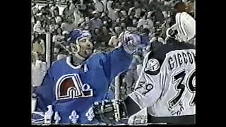 Wendel Clark glove punches Enrico Ciccone [upl. by Nikkie]