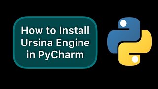 How to Install Ursina Engine in PyCharm [upl. by Ybsorc]