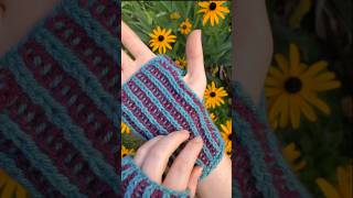 Free Knitting Pattern How to Knit the Two Color Rib Brioche Mitts Free Knitting Pattern [upl. by Shieh]