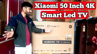 Xiaomi 50 Inch 4K TV 🔥  Xiaomi 50 Inch Smart Led TV 🥰  Unboxing amp Review 😍 xiaomi led ledtv [upl. by Meill]