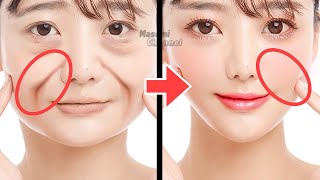 7mins SMILE LINES Facial Exercises For Beginners✨Nasolabial Folds Laugh Lines Look Younger [upl. by Amadus121]