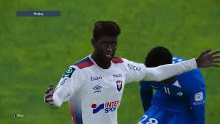 GRENOBLE VS CAEN  PES 21 GAMEPLAY [upl. by Higginbotham264]