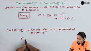 Conductance and Conductivity  Current Electricity in Physics  Diploma Physics 1 [upl. by Naitsirc]