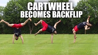 Learn Backflip Fast by Turning a Cartwheel into A Back Tuck [upl. by Lap745]