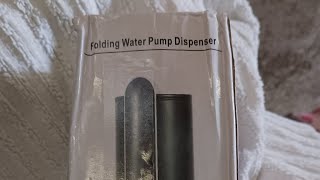 Folding water pump dispenser [upl. by Cavit]