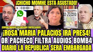 BRUTAL SE FILTRA VIDEO ROSA MARÍA PALACIOS Y CHICHO MOMHME COLAPSAN SERAN PROCESADOS POR DELITOS [upl. by Airrat621]