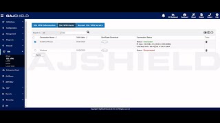 How to establish a connection to the SSL VPN on GajShield Firewall [upl. by Evannia156]