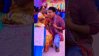 Didi ne Bhai ko khilaya khana 🥗🥰shorts couple wedding funny youtubeshorts [upl. by Cleon]