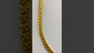 Gold 916 Hollow Chain  wt 36 gms  Length 25” inches Gopi Krishna jewellers  9849673856 [upl. by Kcin129]