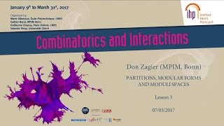 Partitions Modular Forms and Moduli Spaces  38 [upl. by Yhtomiht698]