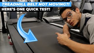 Treadmill Belt Not Moving [upl. by Adamson]