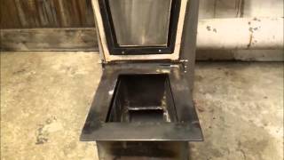 rocket stove heater part 1 [upl. by Enitsed]