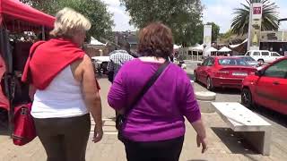 Tourists Talking A Walk to Sakhumzi Restaurant Vilakazi Street  Soweto [upl. by Arvie263]