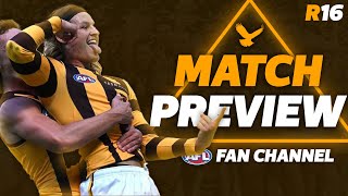 PREVIEW  WEST COAST vs HAWTHORN  AFL ROUND 16 2024 [upl. by Tigirb]