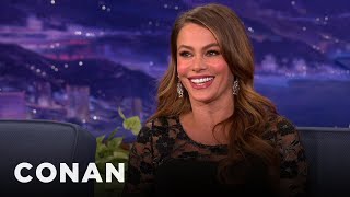 Sofia Vergara Bigger Is Better In Colombia  CONAN on TBS [upl. by Kcirdlek99]