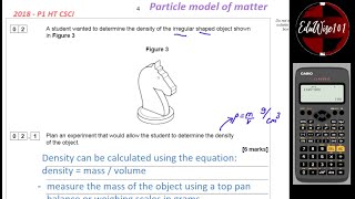 AQA GCSE 2018 Paper 1  Q2 Combined Science Physics Higher Tier Past paper Revision Particle Model [upl. by Amsirac]