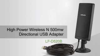 LAFALINK LFD520B High Power Wireless USB Wifi Adapter Wifi Long range [upl. by Mike]