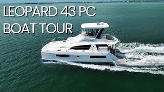 2016 Leopard 43 Power Catamaran For Sale  Yacht Tour amp Walkthrough [upl. by Amieva678]