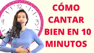 🔥CÓMO CANTAR BIEN EN 10 MINUTOS 🎵Como aprender a cantar Clases de canto desde cero Natalia Bliss [upl. by Alleusnoc973]