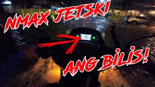 Big Flood in Manila  2020 Yamaha NMAX 155 Jetski [upl. by Ellenrahc635]