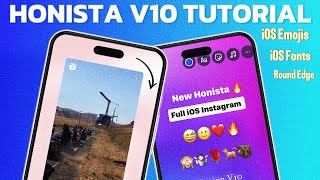 Honista V10 iPhone Story Settings  iOS Instagram On Android  Honista New Update Honista iOS Story [upl. by Deming]