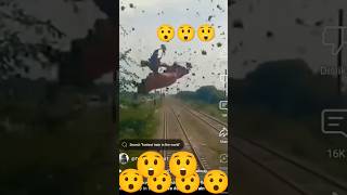 Train Hits Donkey😯😲😲 youtubeshorts shortvideo shorts viralvideo [upl. by Nade199]