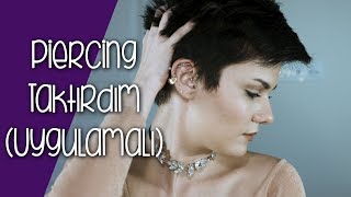 Piercing Yapımı ve Bakımı  Köprü  Tragus Rook Göbek Piercing  Ear Piercing [upl. by Bettencourt]