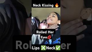 Hot Neck kiss  Rolled her eyes  shorts hot kiss trending love couplegoals [upl. by Katheryn]