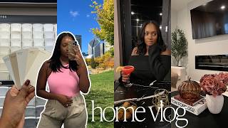 HOME VLOG  Office paint shopping new bed reveal home decor haul faith talk amp chicago date night [upl. by Eikcim323]