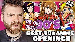 First Time Reacting to quotThe Best ANIME Openings Of The 90squot  CLASSIC ANIME  New Anime Fan [upl. by Nirik186]