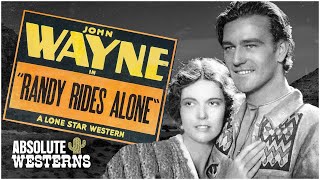 Early John Wayne Revenge Western I Randy Rides Alone 1934 I Absolute Westerns [upl. by Aissyla]