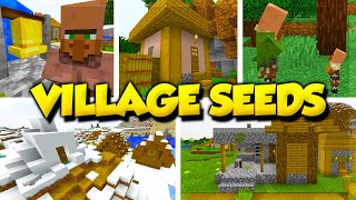 TOP 5 MINECRAFT 114 VILLAGE SEEDS Minecraft Village amp Pillage Seeds [upl. by Ikkela761]