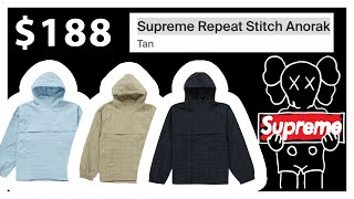 Week 9 Supreme Repeat Stitch Anorak Jacket  Tan  SPRINGSUMMER 2023 Supreme [upl. by Meakem]