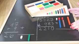 Sumar llevando con Regletas de Cuisenaire [upl. by Naletak]