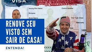 Renovar visto americano sem sair de casa Renovação rápida prática e sem filas [upl. by Hayalat]