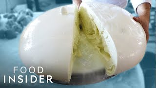 How Italy’s Biggest Mozzarella Balls Are Made  Regional Eats [upl. by Adiaroz]