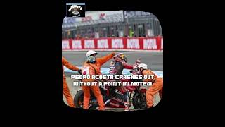 Pedro Acosta crashes in Motegi  pedroacosta motogp japanesegp [upl. by Yattirb]