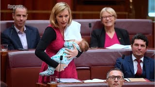 Une sénatrice australienne allaite en pleine proposition de motion [upl. by Enrique]