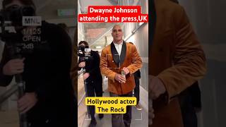 The Rock’s walking style🔥Dwayne Johnson attending Press meet in UK Hollywood WWE Actor shorts [upl. by Zsazsa]