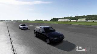 Forza 4 Volkswagen Golf mk3 Vr6 vs Corrado Vr6 top gear [upl. by Xer]