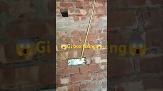 Wall gi box fixing music electric reels reels construction catting [upl. by Aimar]